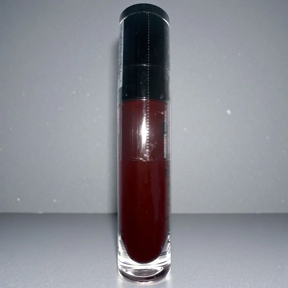 Wet n Wild Video Vixen 931B Liquid Catsuit Matte Lipstick Dark Berry Red NOS